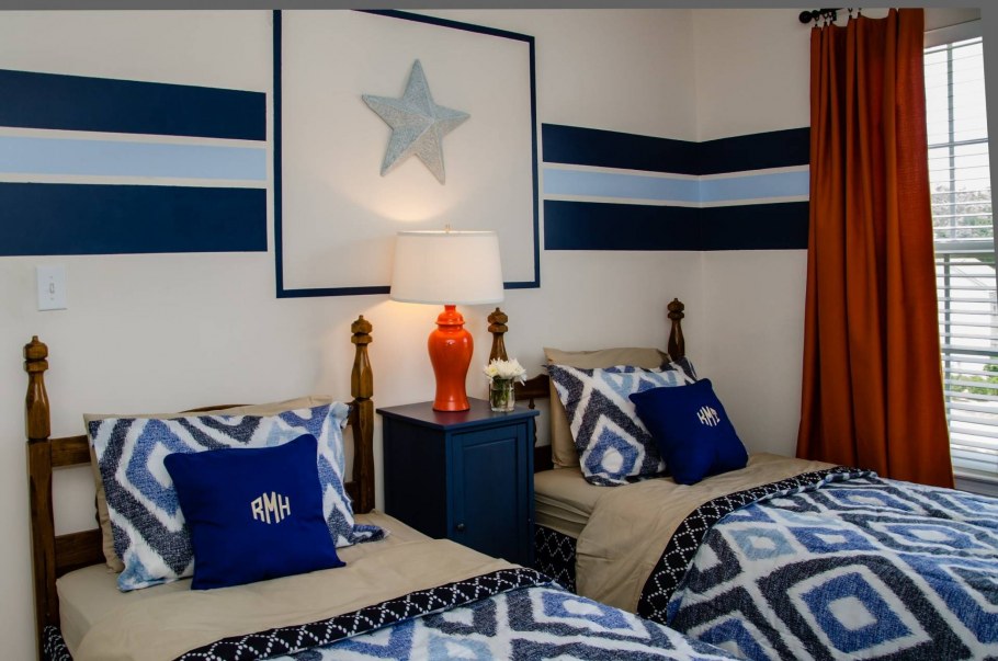 Комната в синем стиле