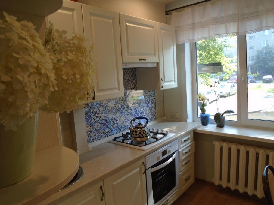 Интерьер кухни площадью 7 кв.м