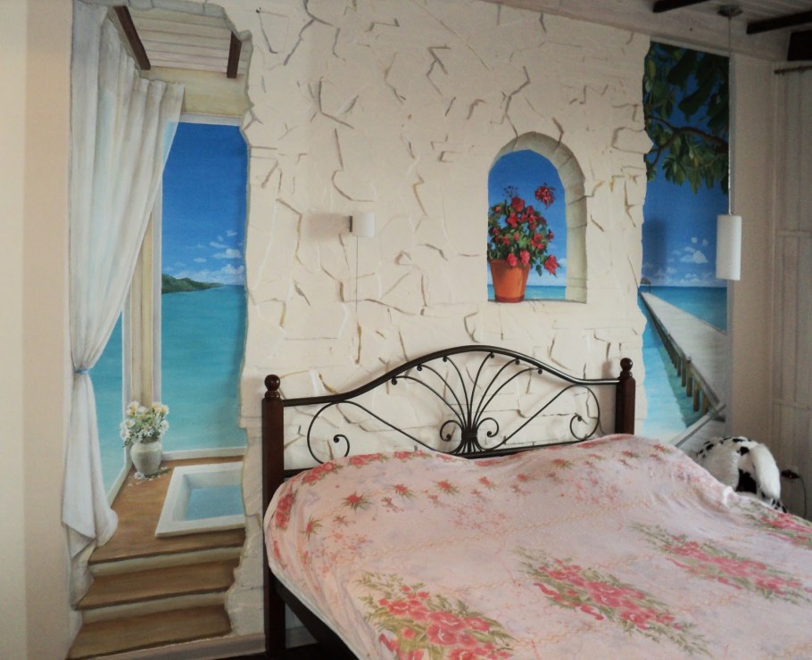 Роспись стен в средиземноморском стиле