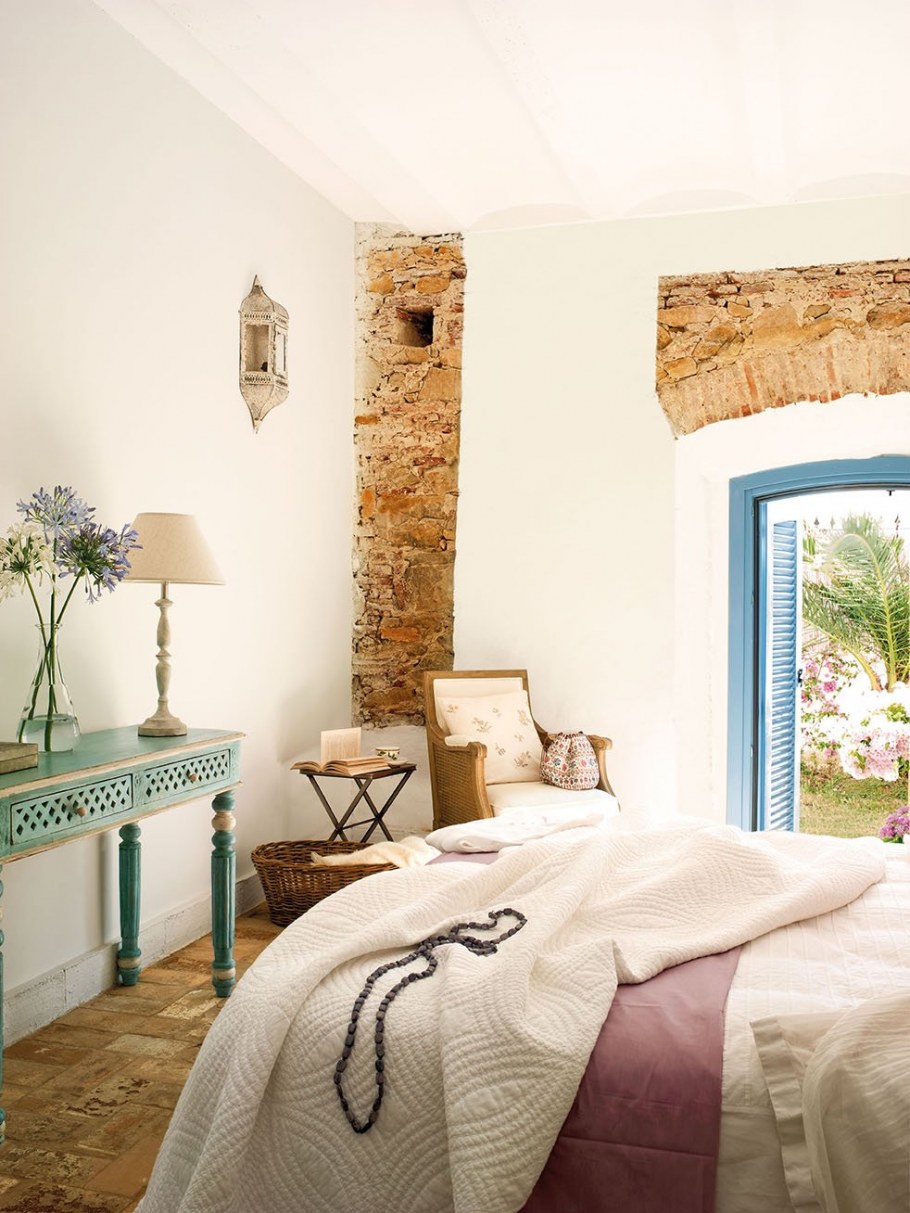 Спальня в средиземноморском стиле