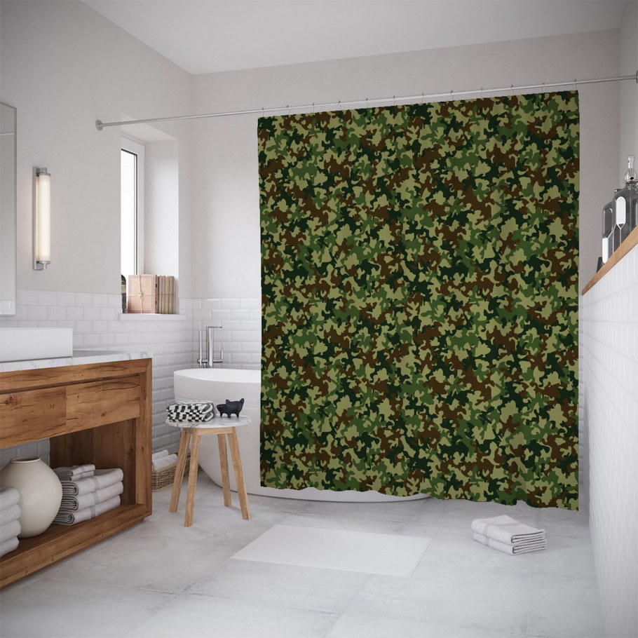 Ванна в стиле милитари