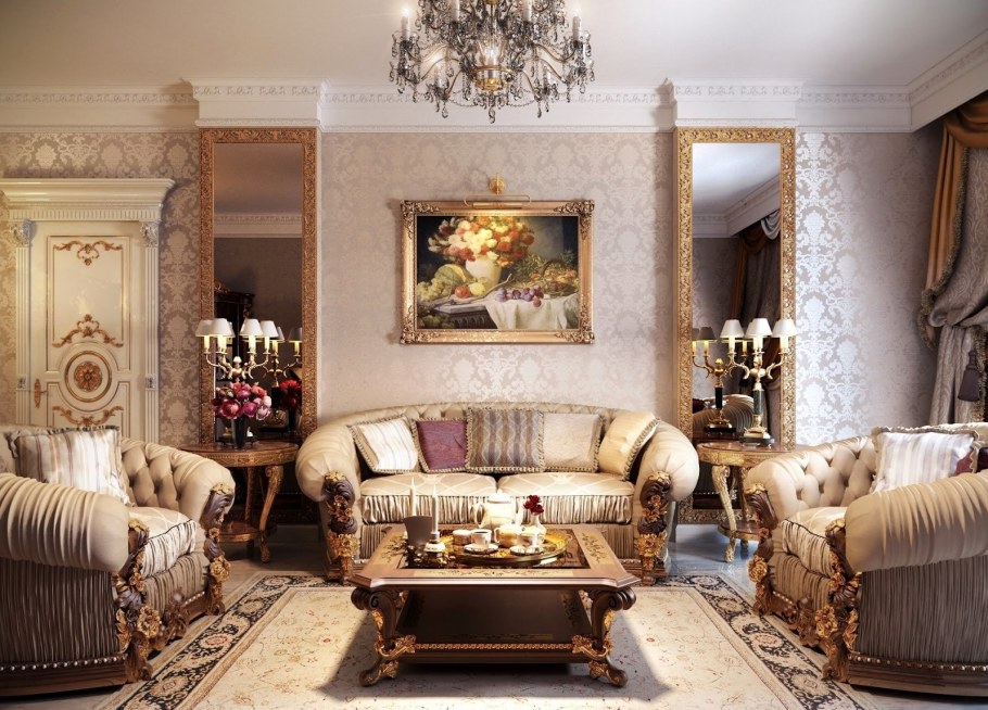 Стиль рококо в интерьере квартиры