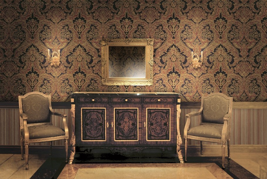 Стиль Барокко в интерьере спальни