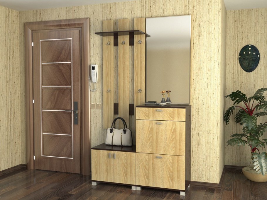 Прихожая Заречье Ника комплектация 1