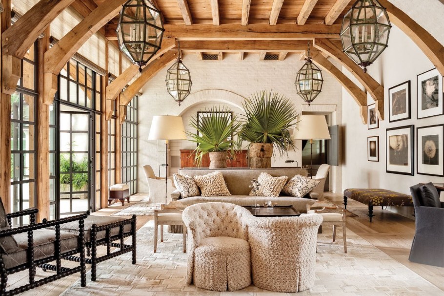 Средиземноморский стиль в интерьере загородного дома