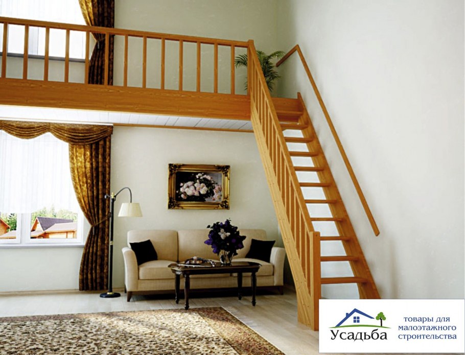 Лестница деревянная лс-10у