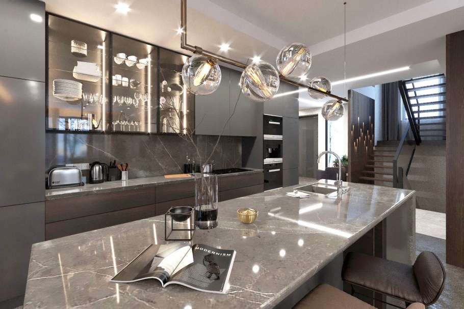 Сталь в интерьере