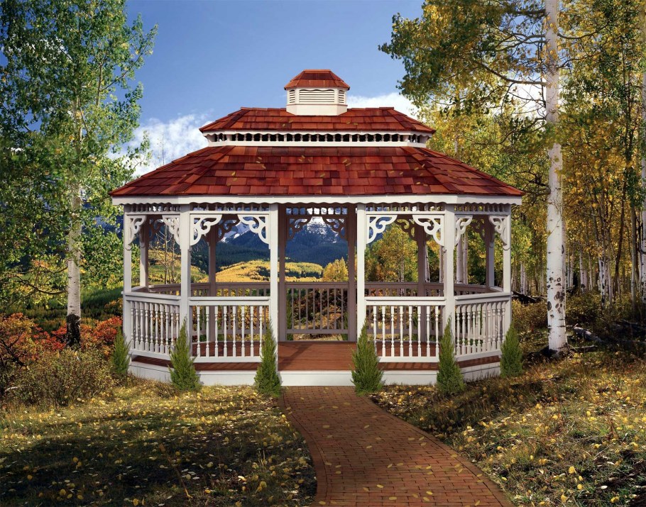 Беседки в особняках