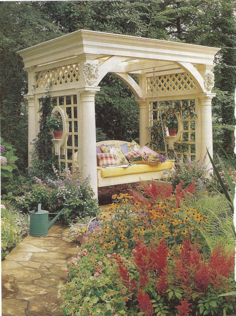 Пергола в английском саду