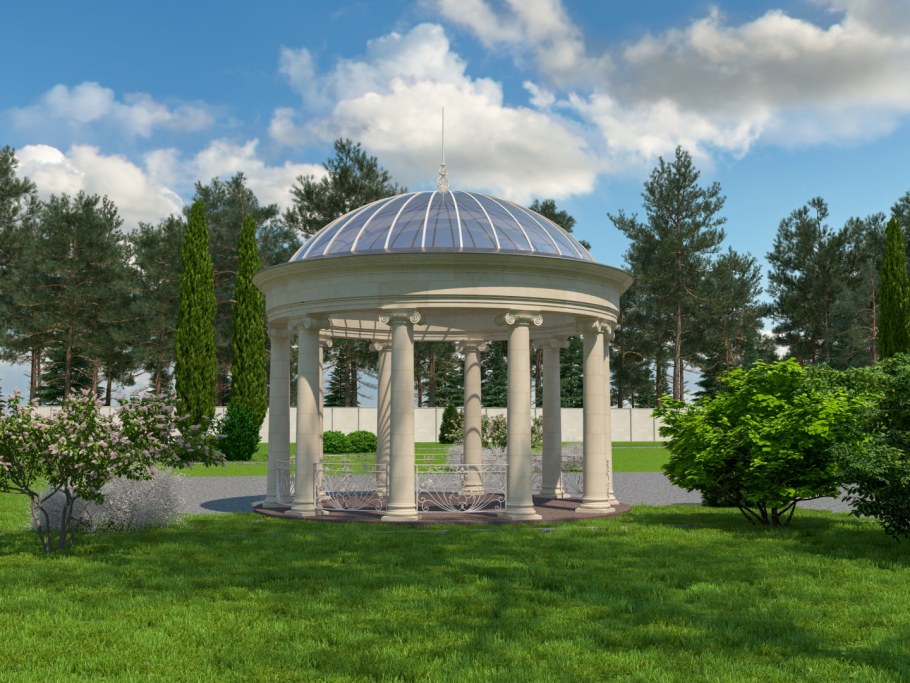 Беседка Ротонда Екатеринбург Малахова