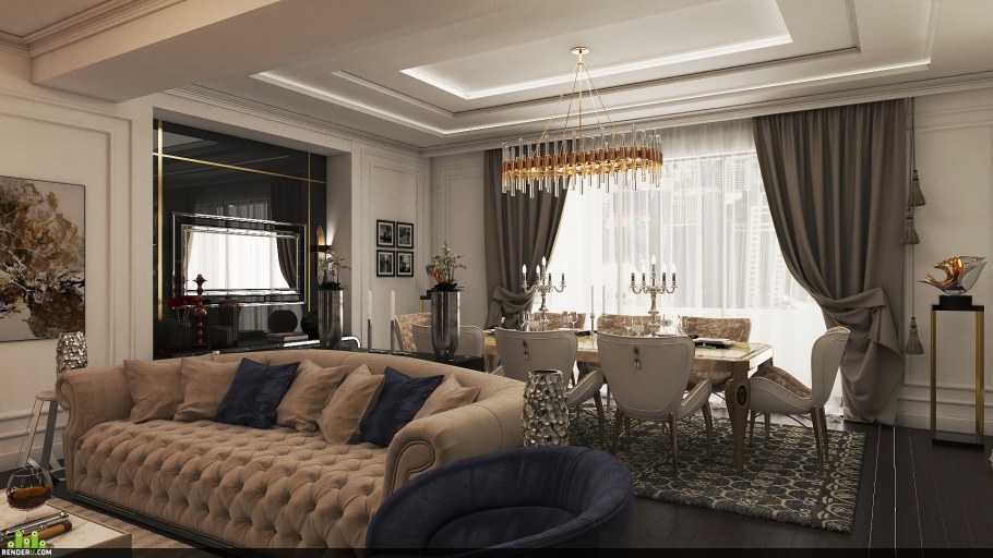 Гостиная Неоклассика Люкс