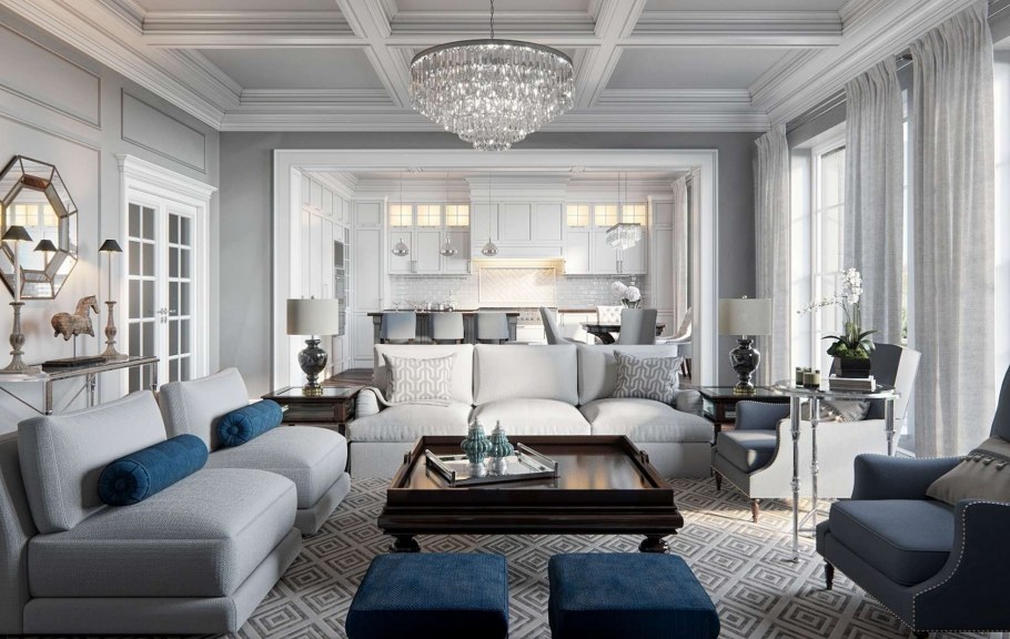 Гостиная 18кв Эклектика