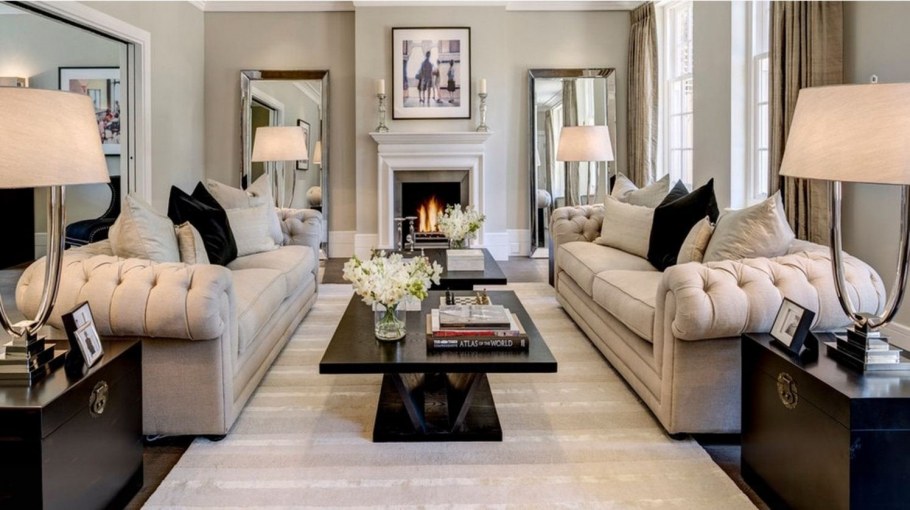 Американская Неоклассика в интерьере