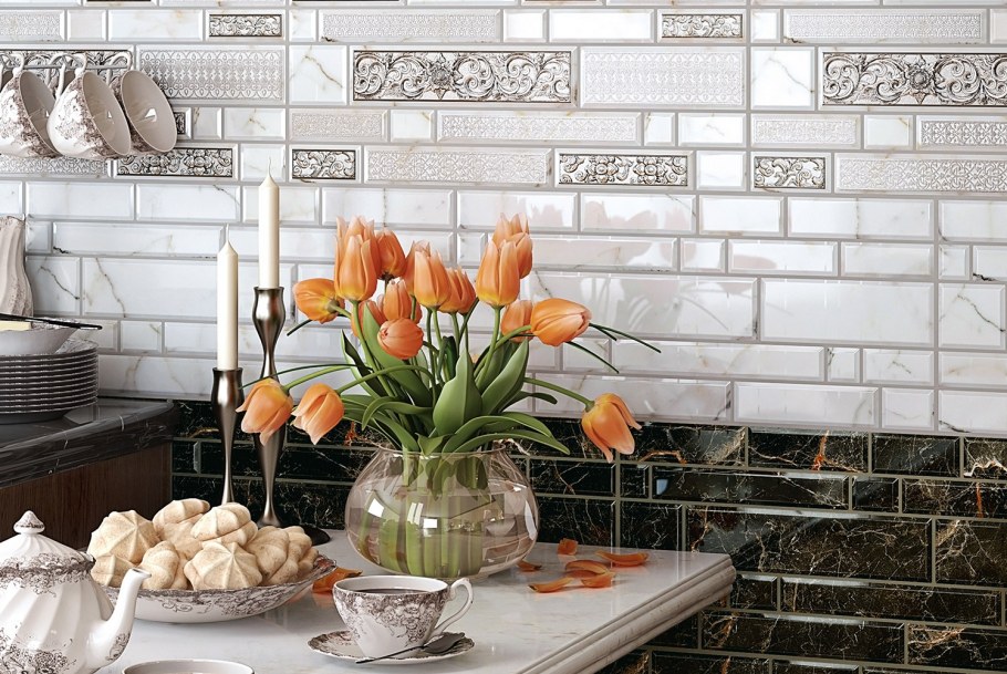 Плитка Plaza Интеркерама фартук