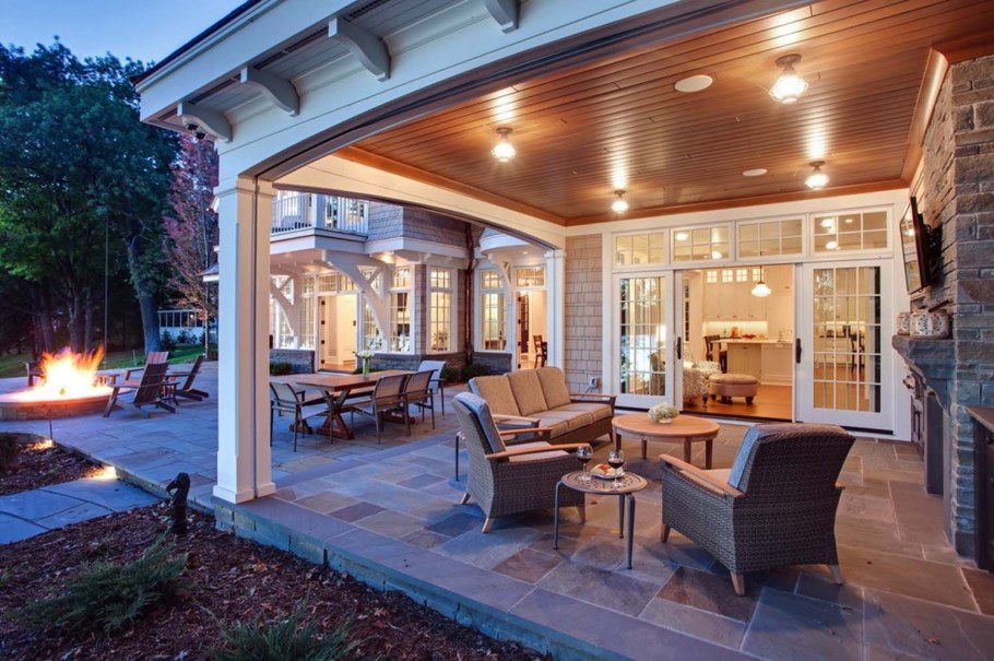 Освещение террасы