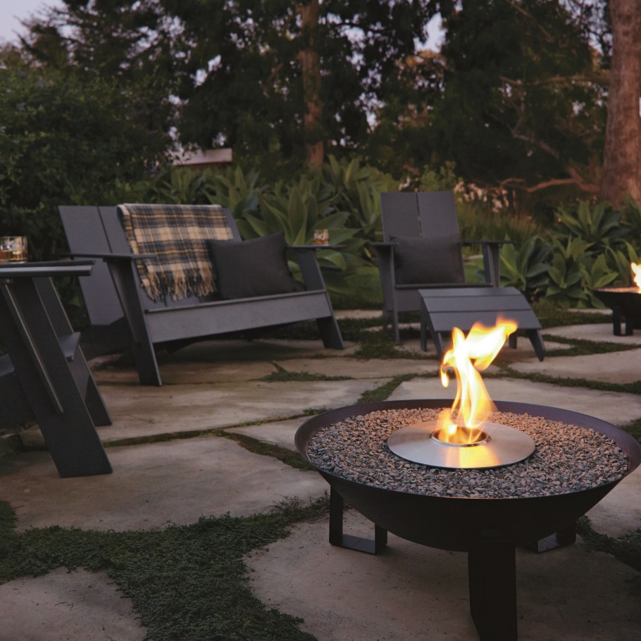 Эстетическая беседка с очагом