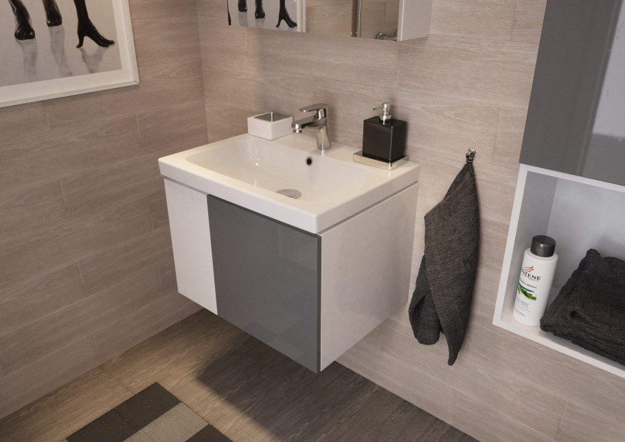 Тумба под раковину Cersanit Colour 60