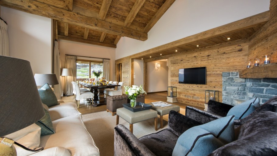 Домик в Швейцарии внутренний интерьер