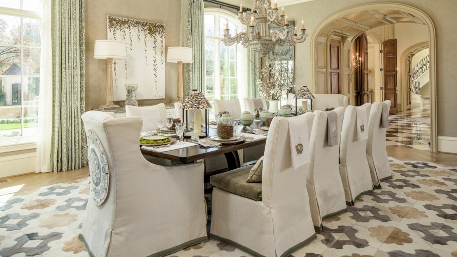 Ковер в стиле Прованс в интерьере