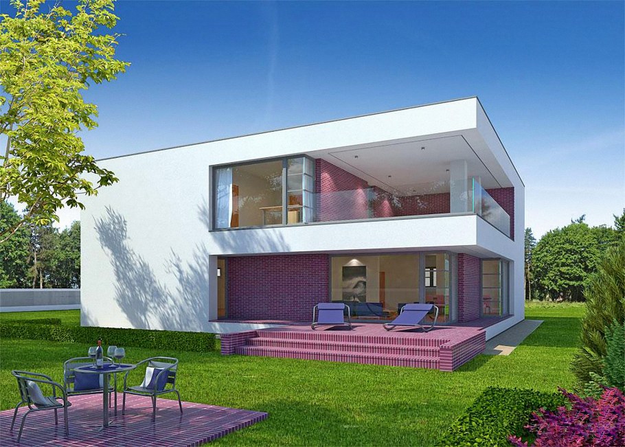 Бетонный дом