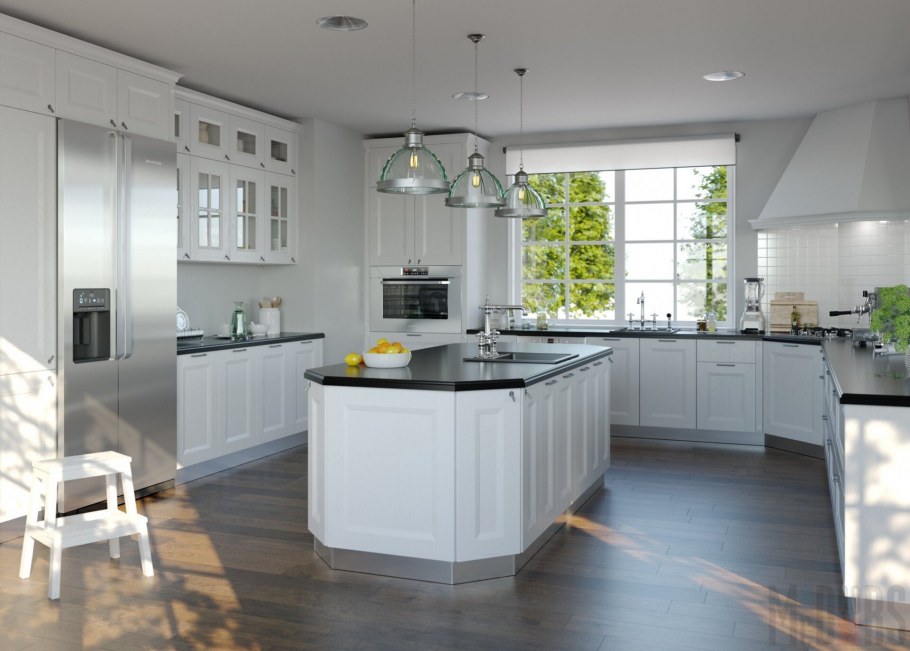 Кухни кухня Мокка (дуб фактурный антрацит)