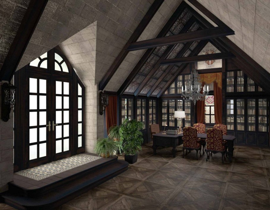 Домик в готическом стиле