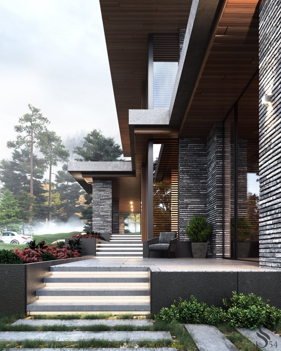 Стиль Райта Modern House