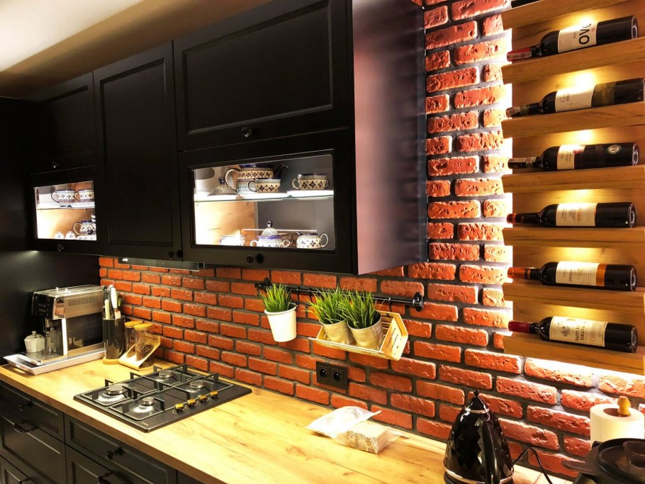 Декоративные кирпичики для внутренней отделки