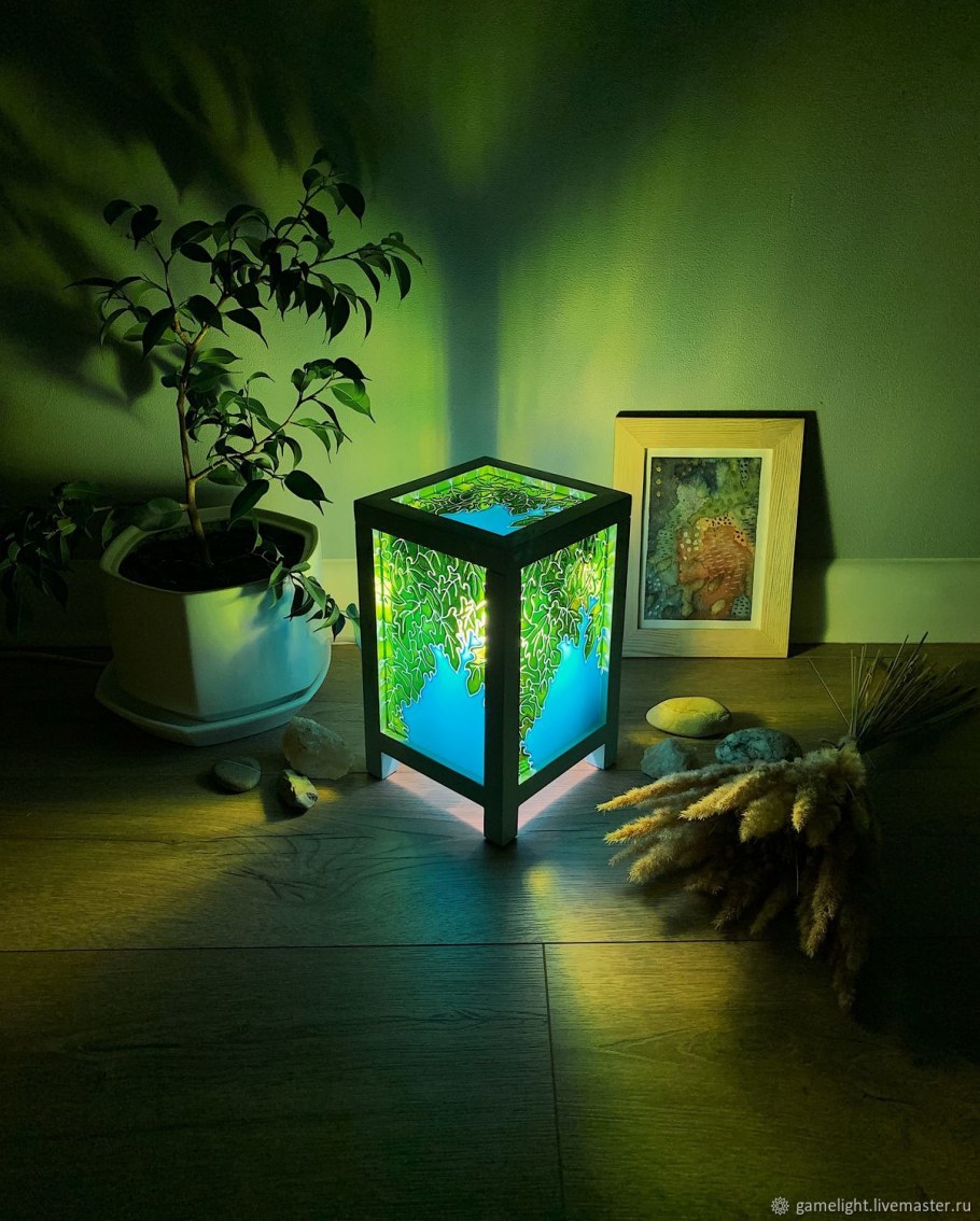 Ночник из пробирок