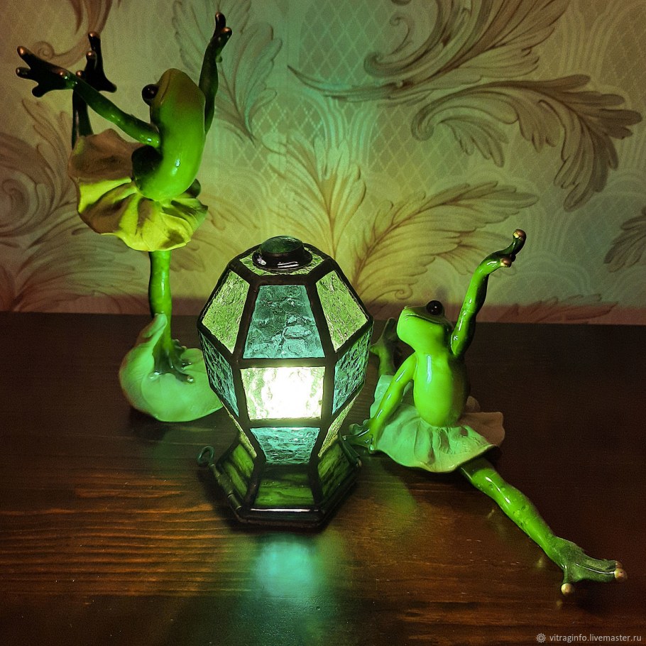 Ночники из витражного стекла