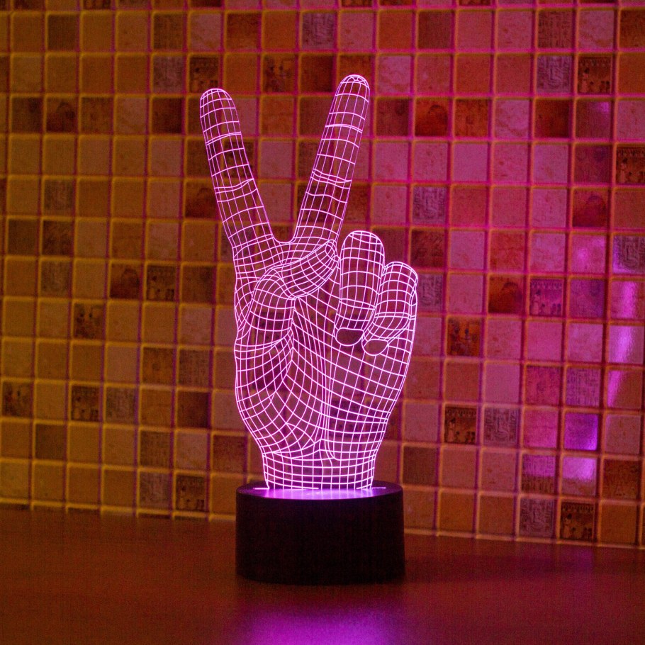 Ночник из дерева