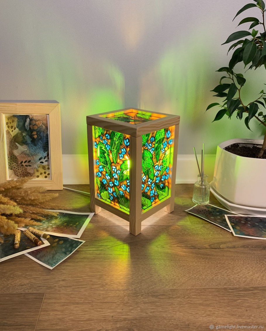 Ночник из пробирок