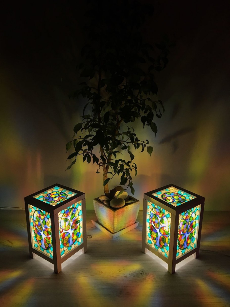 Ночник из бумаги