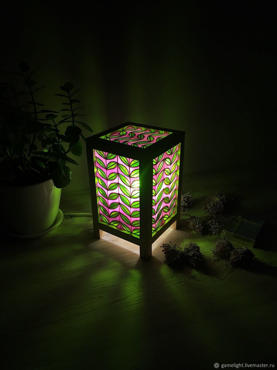 Ночник из дерева