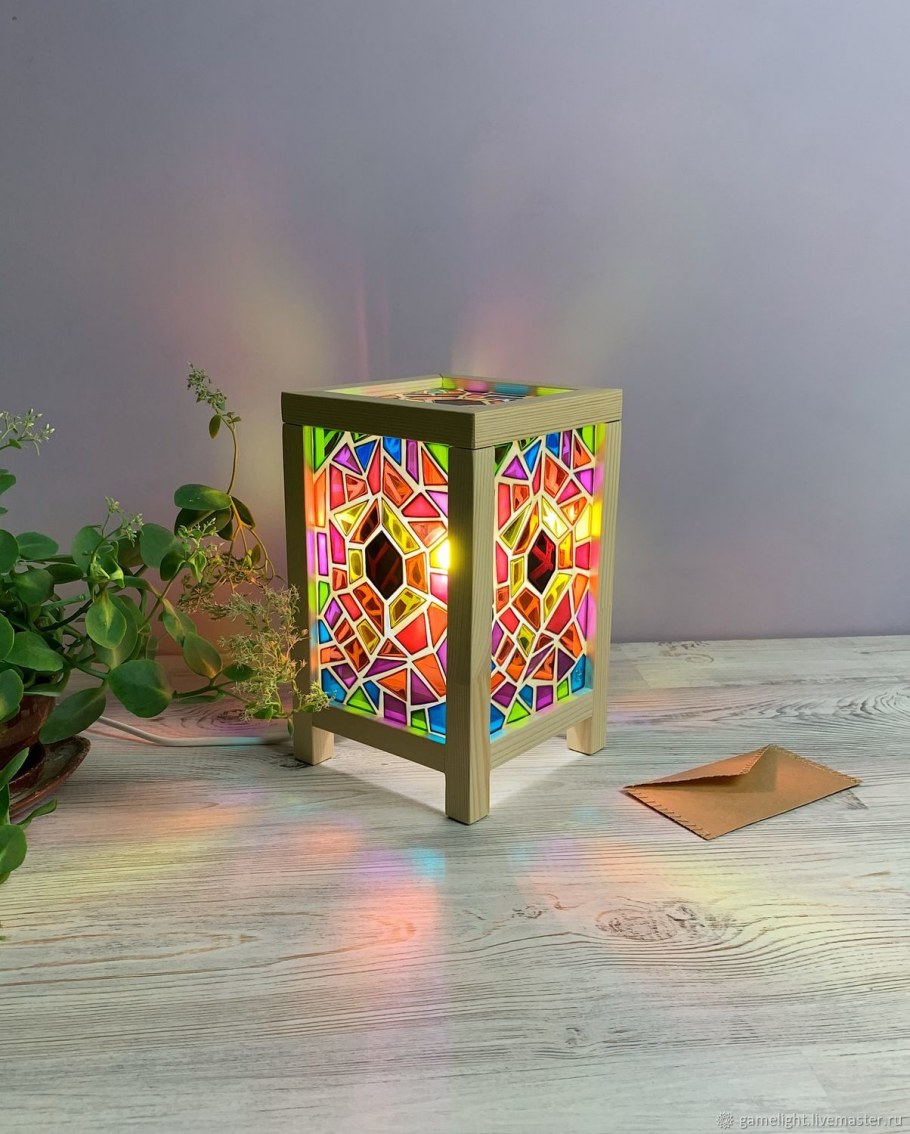 Ночник из дерева