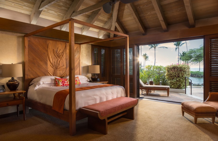 Спальня в стиле бунгало