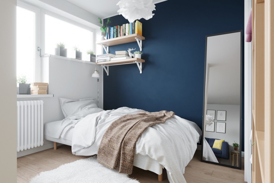 Сканди спальня икеа