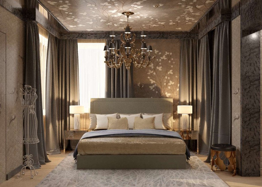 Интерьер маленькой комнаты для супругов