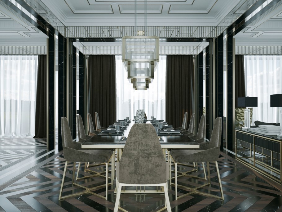 Ар деко Лалик интерьеры