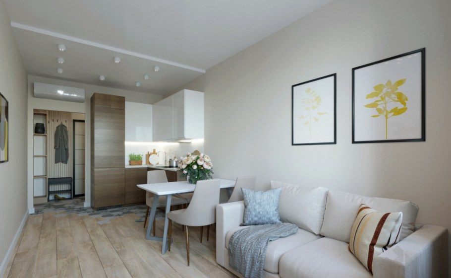 Евродвушка пик планировка 40 кв