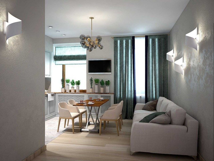 Интерьер квартиры 94 кв