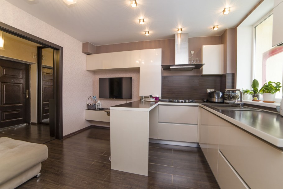 Дизайн 3 комнатной квартиры 80 кв.м