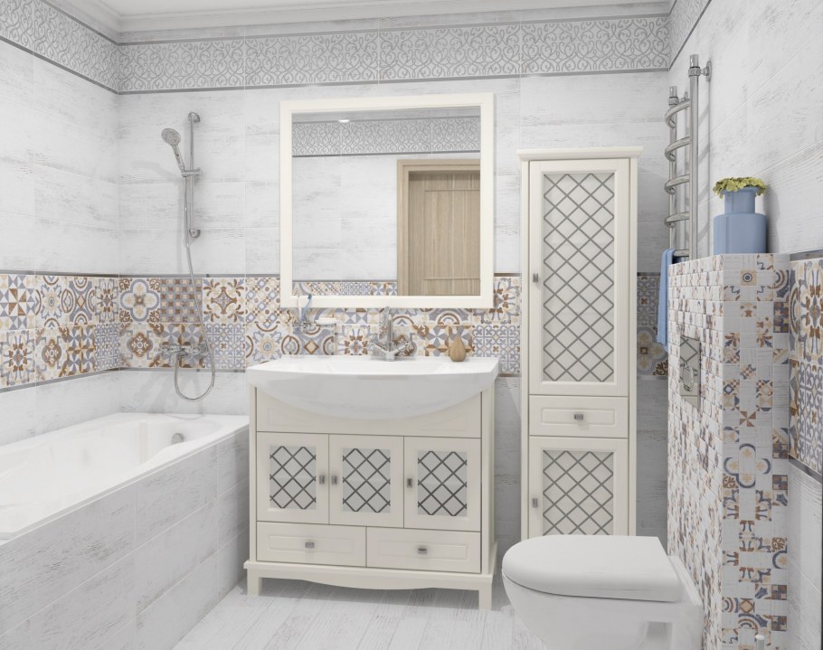 Керамическая плитка Realonda Cerámica Oxford deco Cenefa 33х33 (Испания)