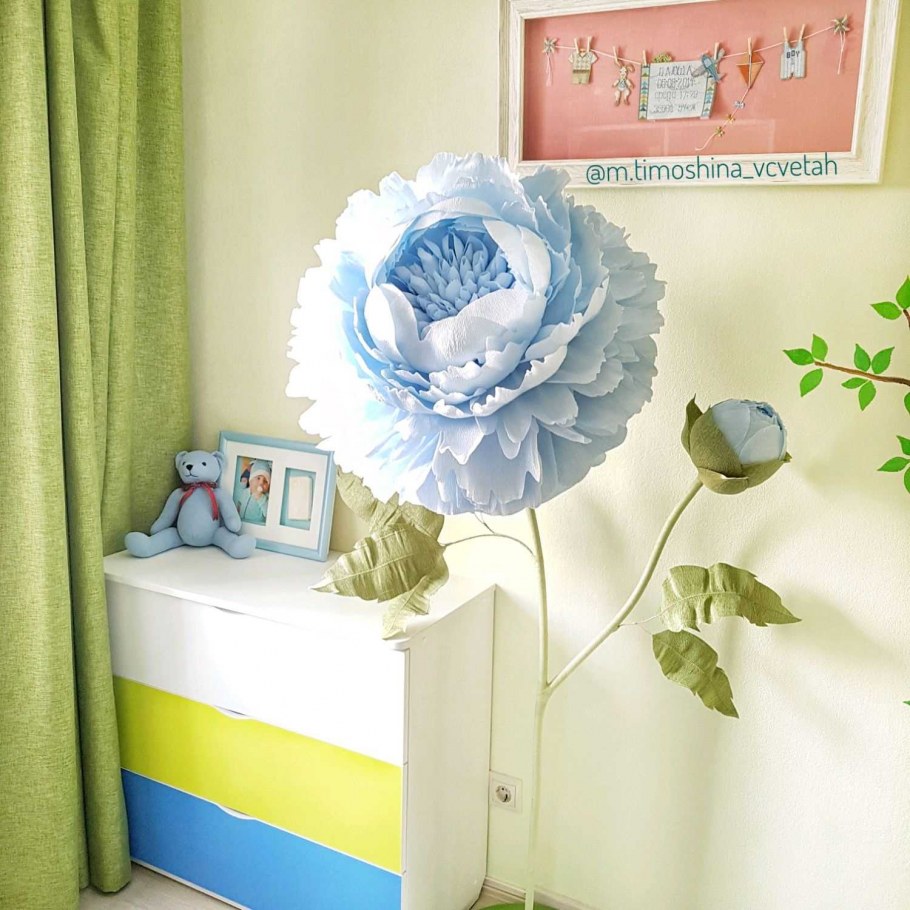 Украшение комнаты бабочками