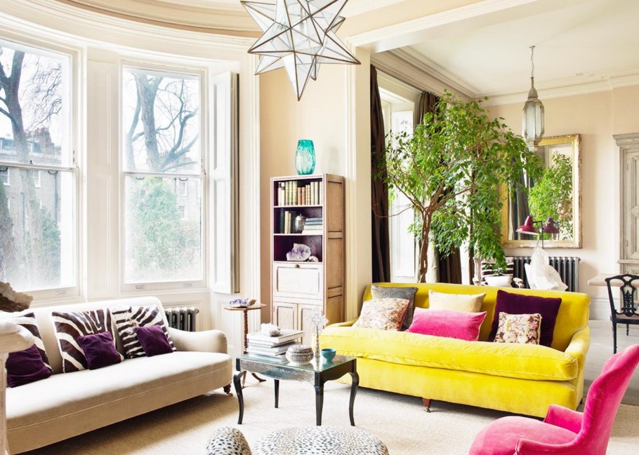 Гостиная в стиле Фьюжн