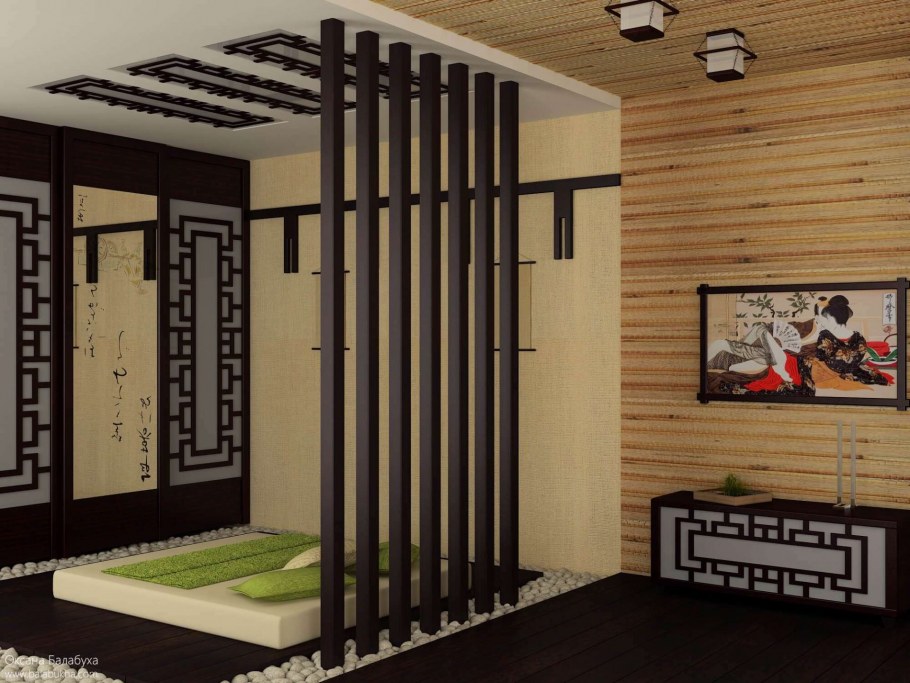 Японский Этнический стиль в интерьере