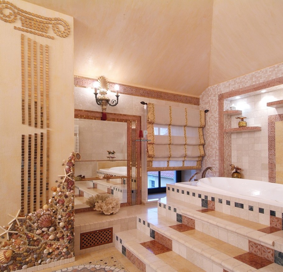 Ванна в греко римском стиле