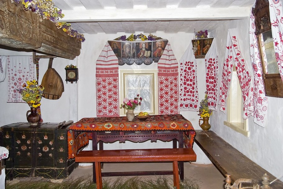 Убранство хаты кубанских Казаков