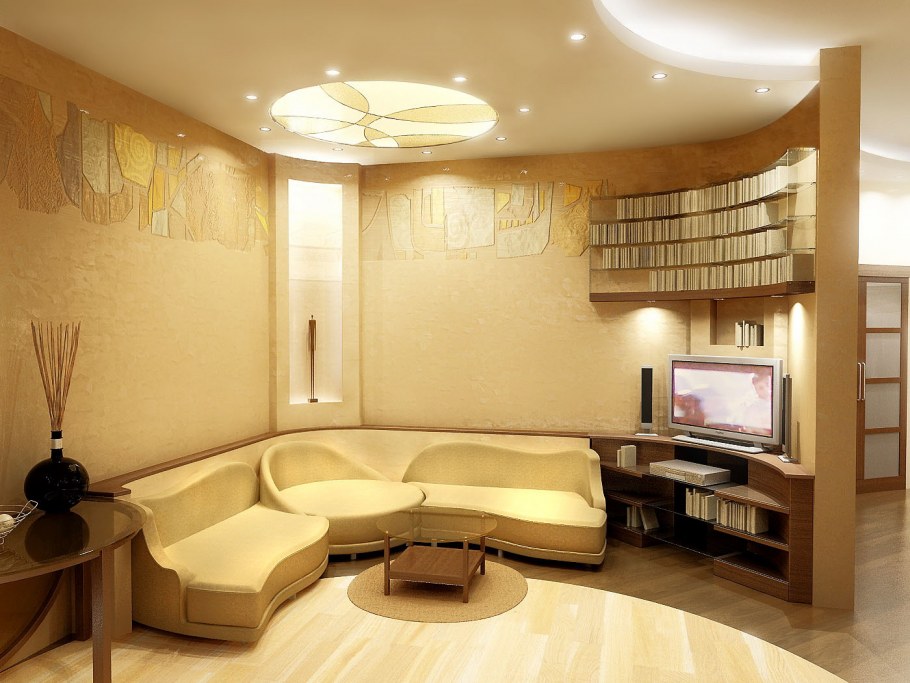 Интерьер зала в квартире