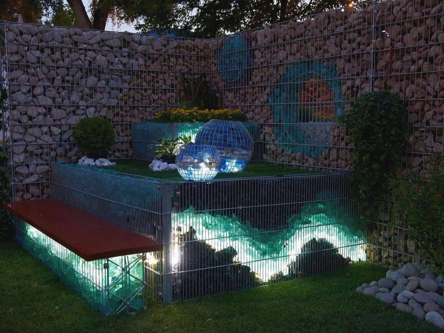 Эрклез в габионах